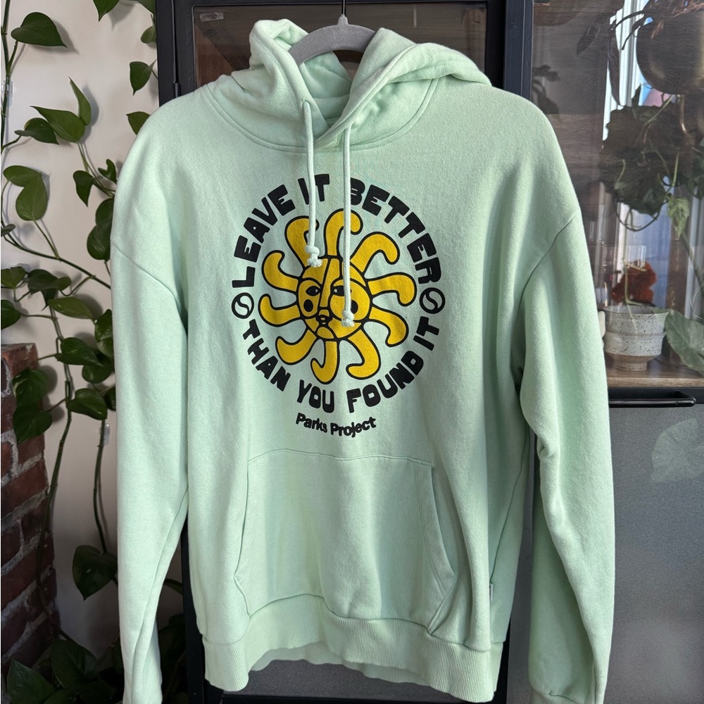 Parks Project Light Green Sun Graphic Hoodie